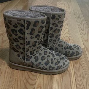 UGG Leopard Print Winter Boots